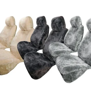 Sheepskin Car Seats Cover Protector Set